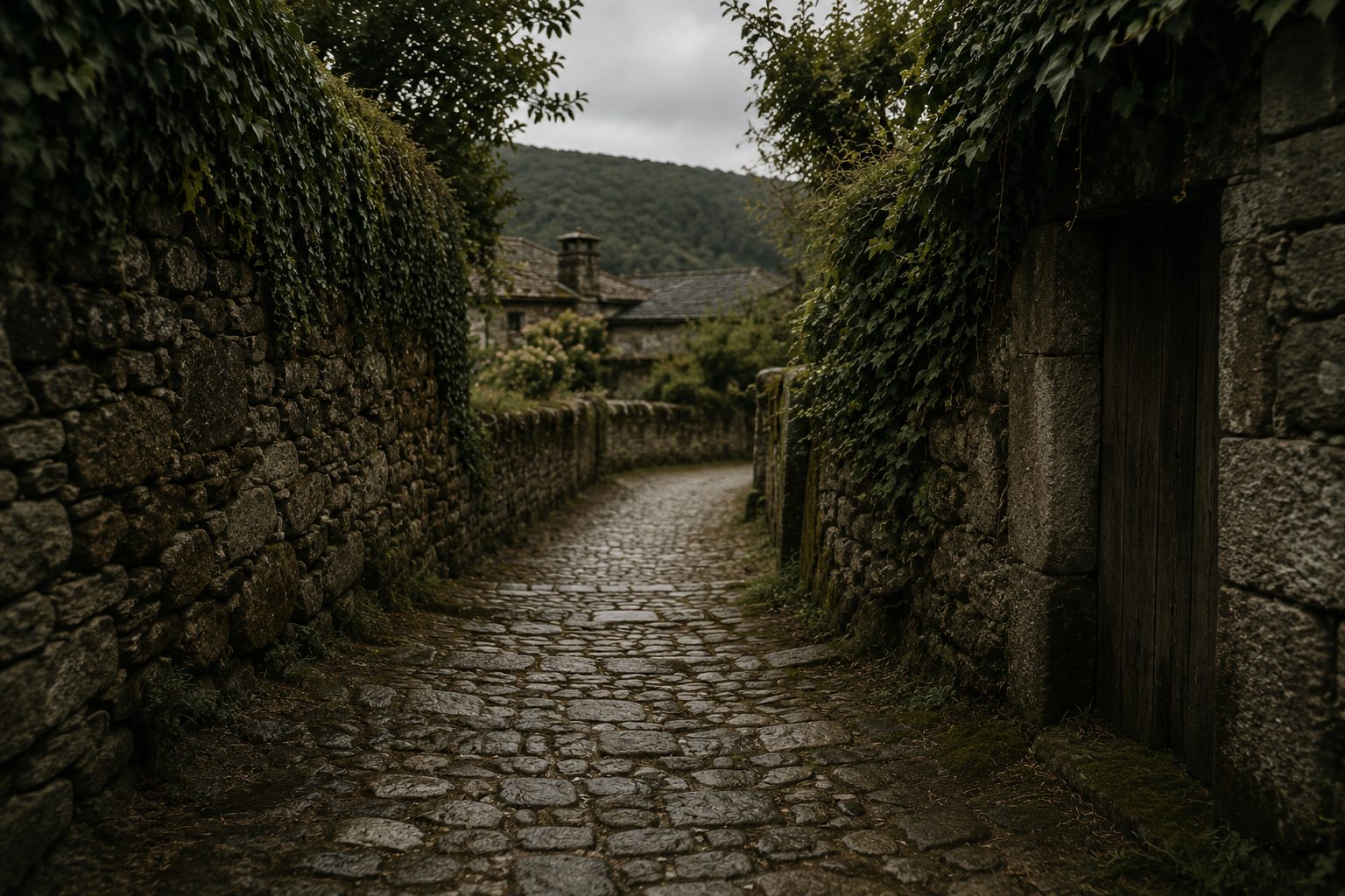 La corredoira empedrada